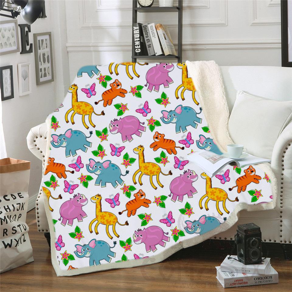 Cartoon Blanket, Crystal Velvet, 150*130cm