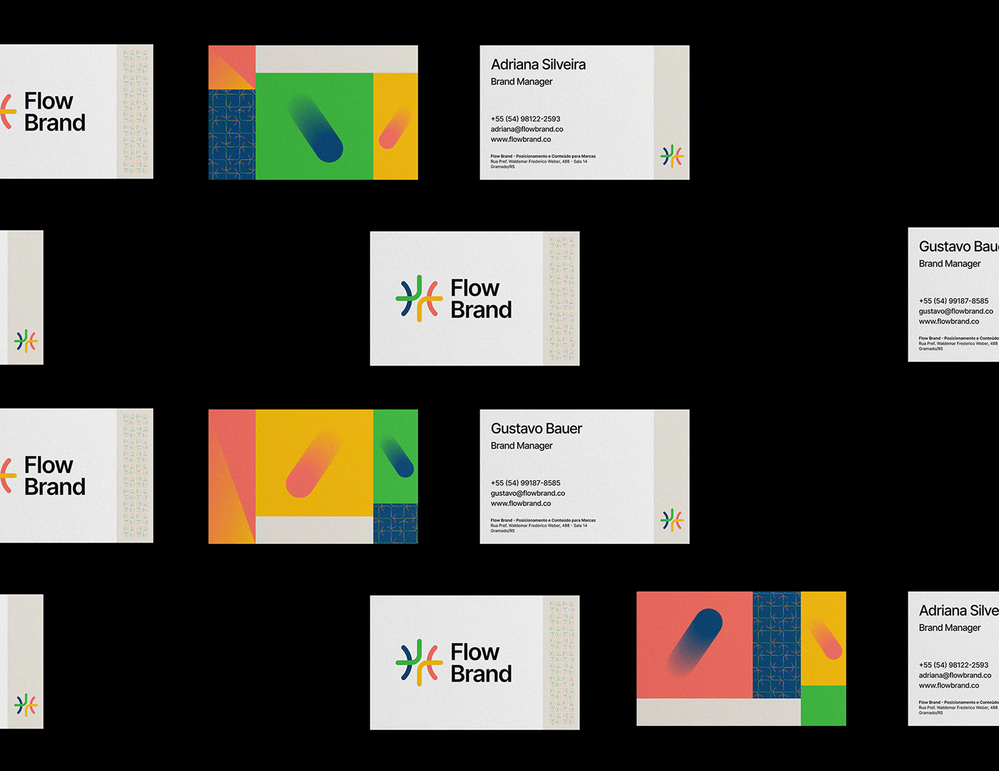 brand identity bright colors Colourful  Corporate Identity flow gradient graphic design  visual identity vivid