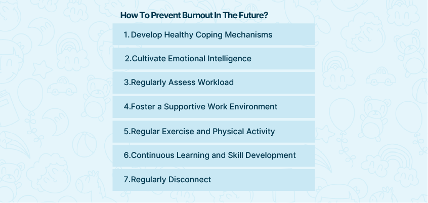 Come prevenire il burnout in futuro?