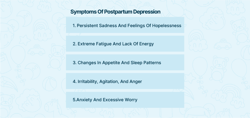 Symptome einer postpartalen Depression