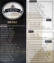 Cheesy Corner menu 1