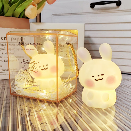 Title 8, Cute Luminous Toy Small Night Lamp, Soft and Ca...