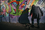 Between January and September 2023 officials removed 24,076 square metres of graffiti in Cape Town. Stock photo.