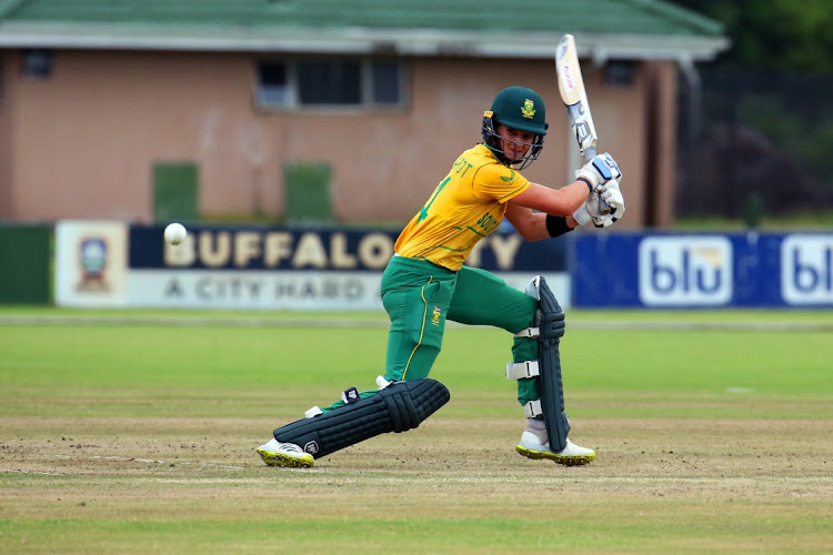 Proteas opening batsman Laura Wolvaardt during a T20 international Tri-Series match against the West Indies at Buffalo Park in East London. Picture: THEO JEPTHA