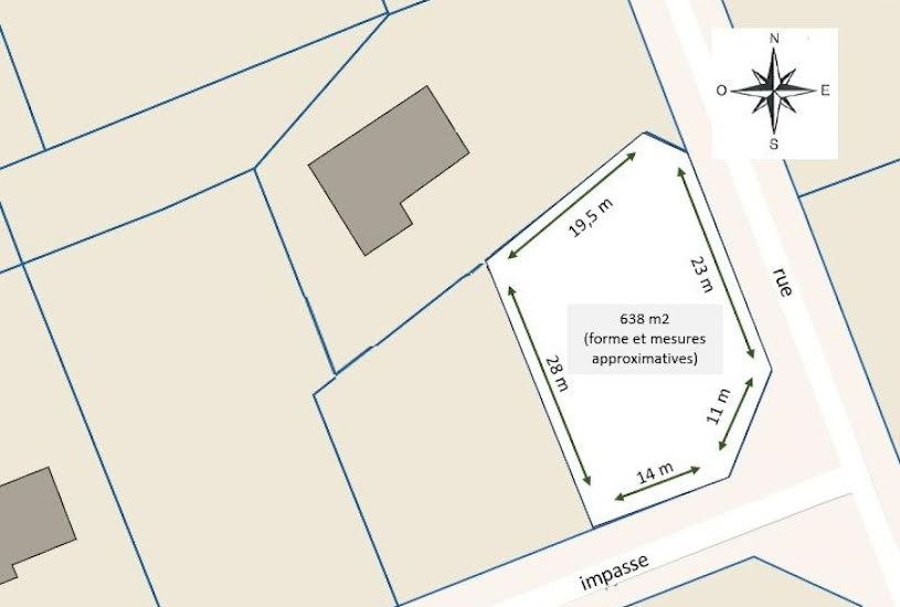  Vente Terrain à bâtir - 638m² à Les Forges (56120) 