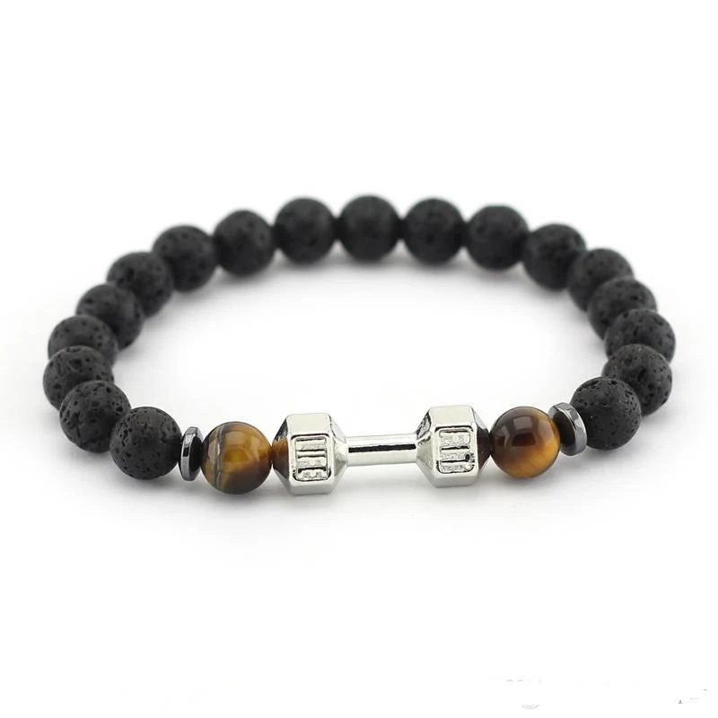 Title 5, Bracelet homme Stretch Volcano Dumbbell, parfai...