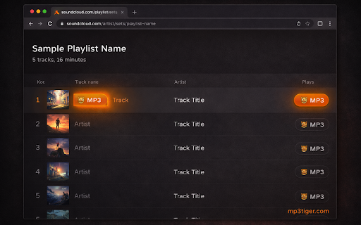 MP3Tiger — SoundCloud to MP3 Downloader screenshot 4