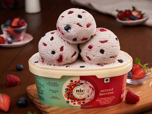 Mixed Berries Ice Cream 750ml