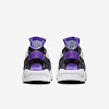 air huarache white / hyper grape / black