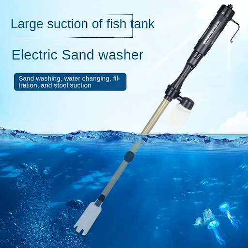 Fish tank aquarium water changer electric battery sand washer water pump toilet suction tank fish tank cleaning tool
