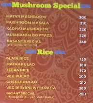 Basant Dhaba menu 2