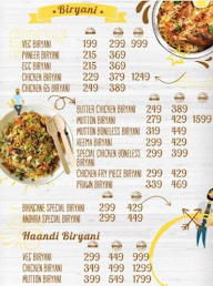 Biryani Bowl menu 1