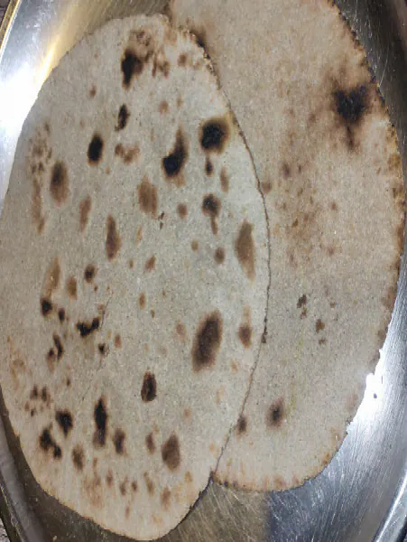 Bajra Roti Served With Jaggery