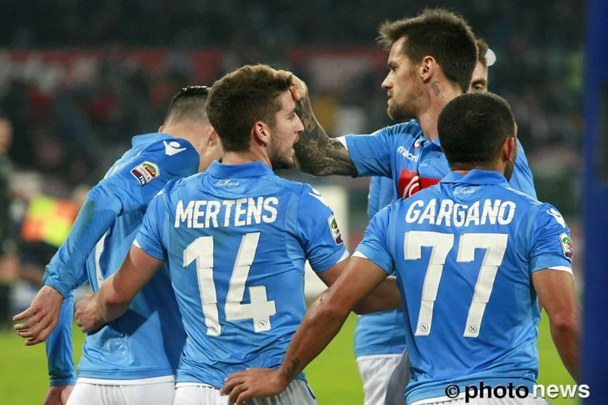 Overzicht Italië: Napoli wint eenvoudig zonder Mertens