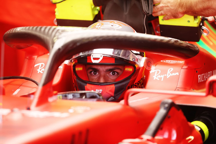 Carlos Sainz of Spain and Ferrari