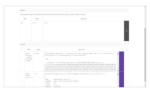 Website Theme Manager