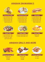 Arabian Hub menu 1
