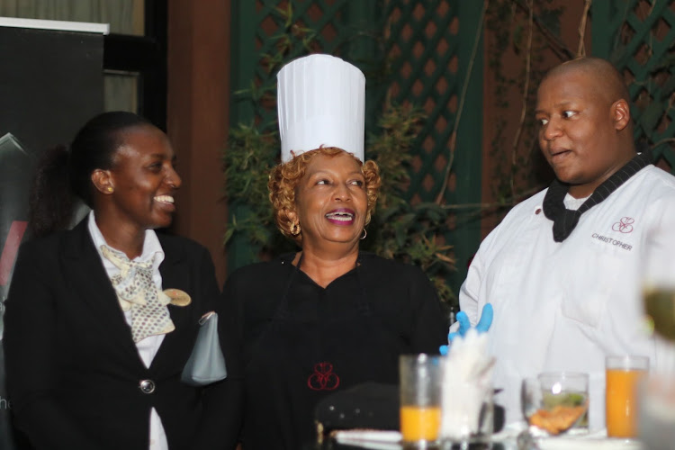 Mercy Wairimu, Eve Gaitho and Chef Christopher Kenywa