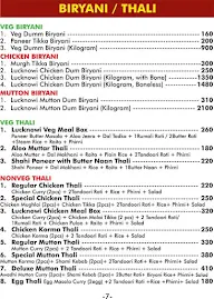 Lucknow Spice menu 6