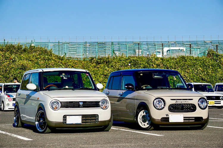 アルトラパンのラパンオフ会・鈴鹿サーキット・ラパンde集まろ♪・Lapin Fam.・TE37に関するカスタム事例の投稿画像14枚目