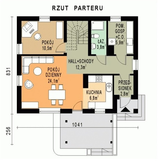 WB-0042 - Rzut parteru