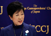 Tokyo Governor Yuriko Koike attends a news conference, amid the coronavirus disease (Covid-19) outbreak, at the Foreign Correspondents' Club of Japan, in Tokyo, Japan, November 24, 2020.