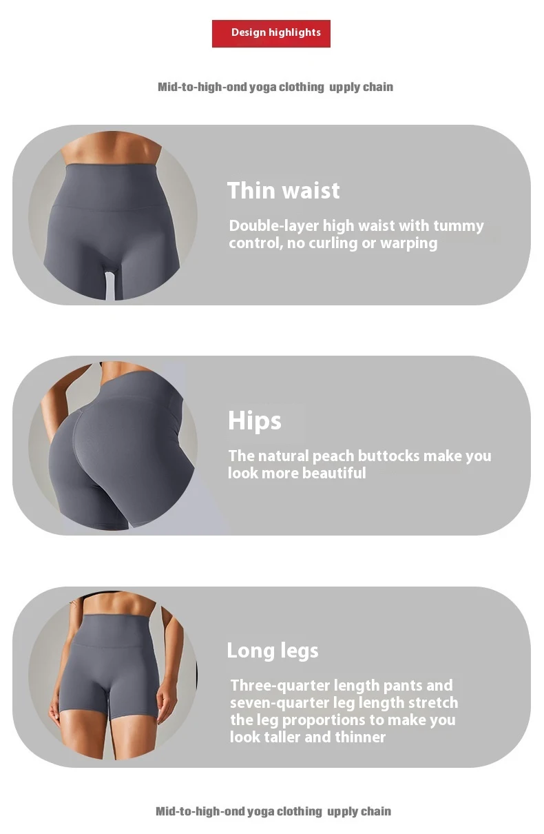Title 10, Leggings Sportivi Donna Vita Alta Effetto Push ...