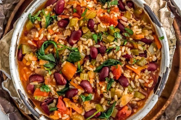 Healthy Vegan Jambalaya
