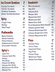 Sri Ram's Juicy N Spicy menu 1