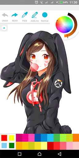 Anime coloring pages apk