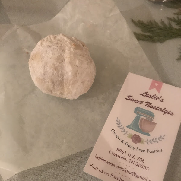 Snowball cookie