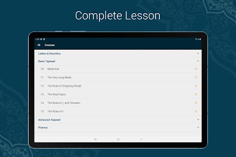 Learn Quran Tajwid: Koran Tajweed Lernen Screenshot