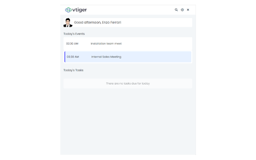 Vtiger Aide - Your new Personal Assistant