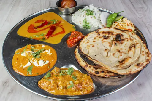 Punjabi Thali (Cooked In Ghee)