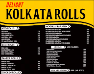 Delight Kolkata Rolls menu 1
