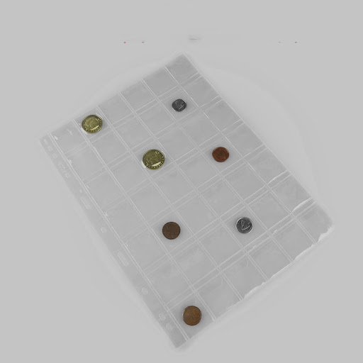 Title 1, Clear Coin Pocket Inserts Collecting Sleeves PV...