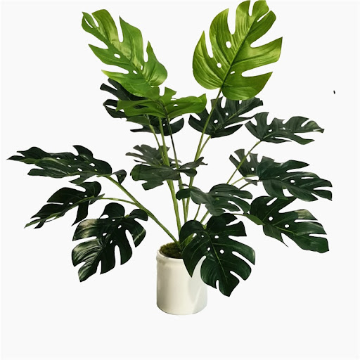Title 7, Emulational Greenery Bonsai Large Leaf Plant Br...