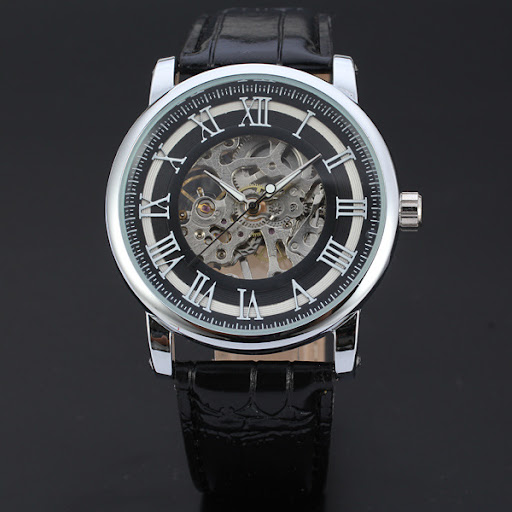 Title 1, Mens hollow automatic mechanical watch. Experi...