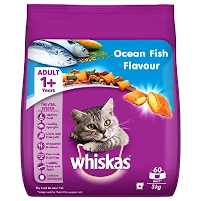 Whiskas Ocean Fish Flavour Adult 1 Year Kitten Food - 1.20 gm