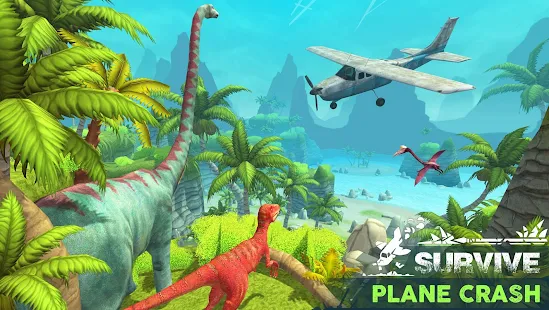 Jurassic Island 2: Lost Ark Survival Apk Mod free craft