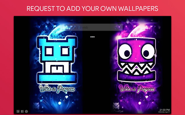 Geometry Dash Wallpaper HD Custom New Tab