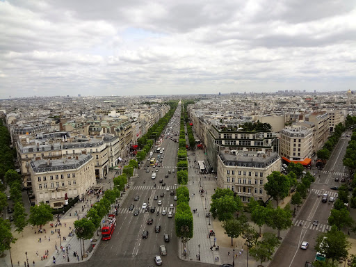 Arc de Triomphe & Plaza Paris France 2012