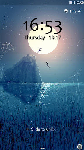 Ninja - iDO Lock screen theme