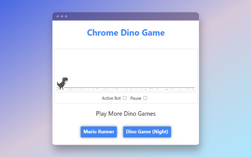 Chrome Dino Game