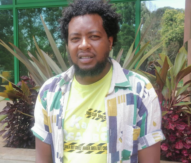 Eldoret based gospel musician Alex Fernandes at his home in Eldoret on March 22nd 2024