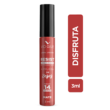 Labial Vogue Resist Tono Disfruta x 3 ml  