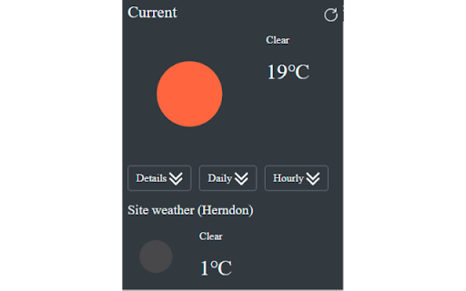Weather extension