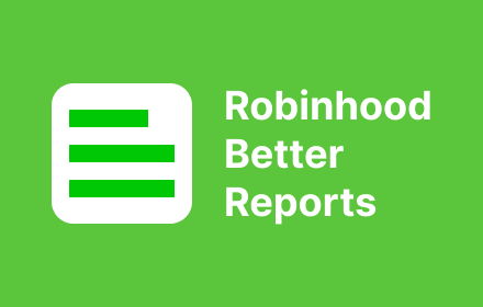 Robinhood Better Reports small promo image
