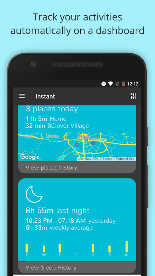   Instant - Quantified Self – Capture d'écran 