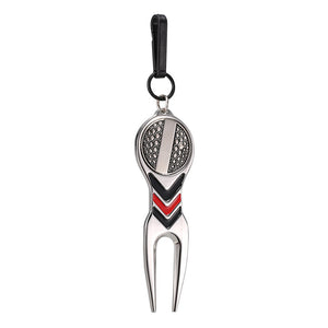 Title 4, Golf Green Fork with Ball Mark and Support. Ess...